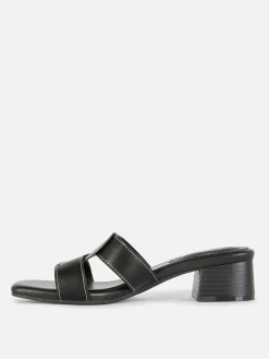 Mujer Primark Tacones|Sandalias De Tacón Con Tiras Unidas