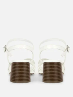 Mujer Primark Sandalias|Sandalias De Tacón Con Tiras Cruzadas