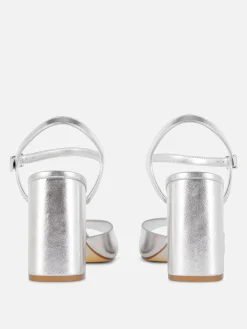 Mujer Primark Tacones|Sandalias De Tacón Cuadrado Y Horma Ancha