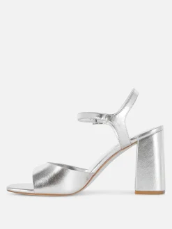 Mujer Primark Tacones|Sandalias De Tacón Cuadrado Y Horma Ancha