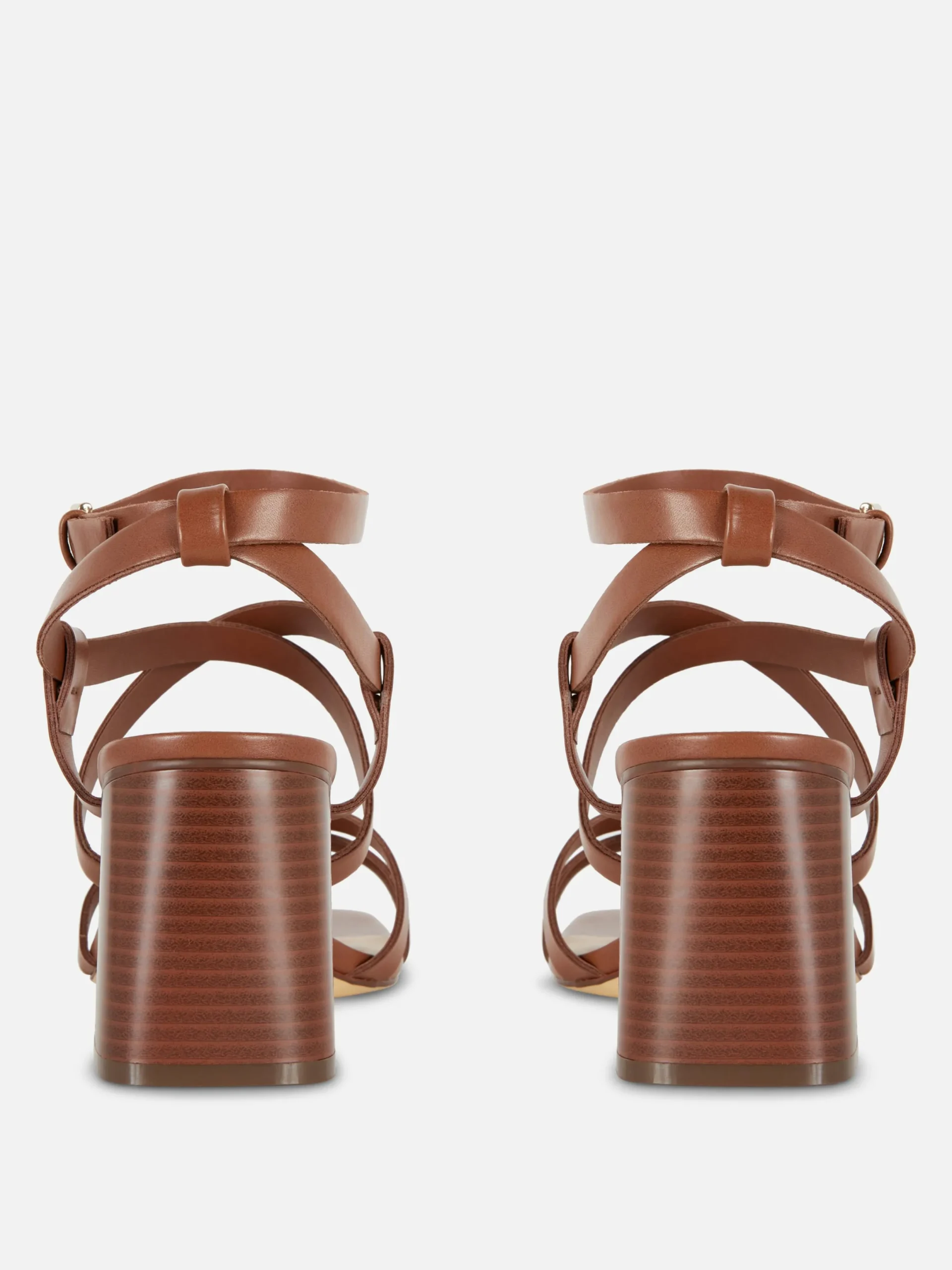 Mujer Primark Tacones|Sandalias De Tacón Grueso Con Tira Cruzada