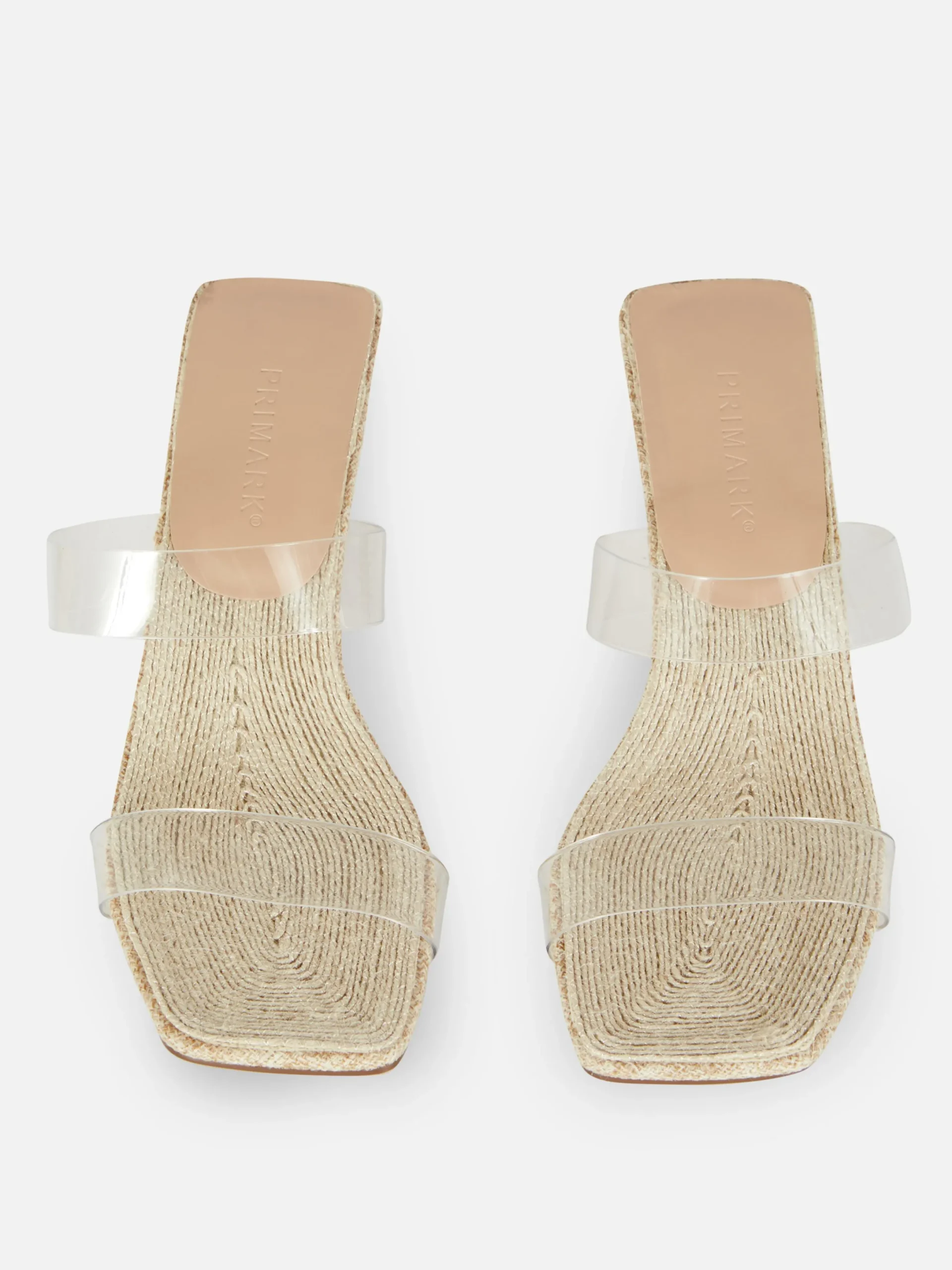 Mujer Primark Tacones|Sandalias De Tacón Transparente De Paula Echevarría