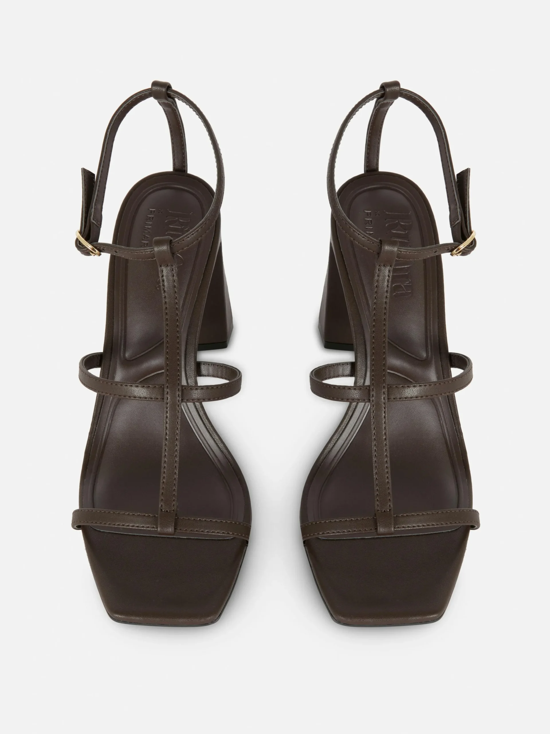 Mujer Primark Tacones|Sandalias En Con Tira En «T» Y Tacón De Rita Ora