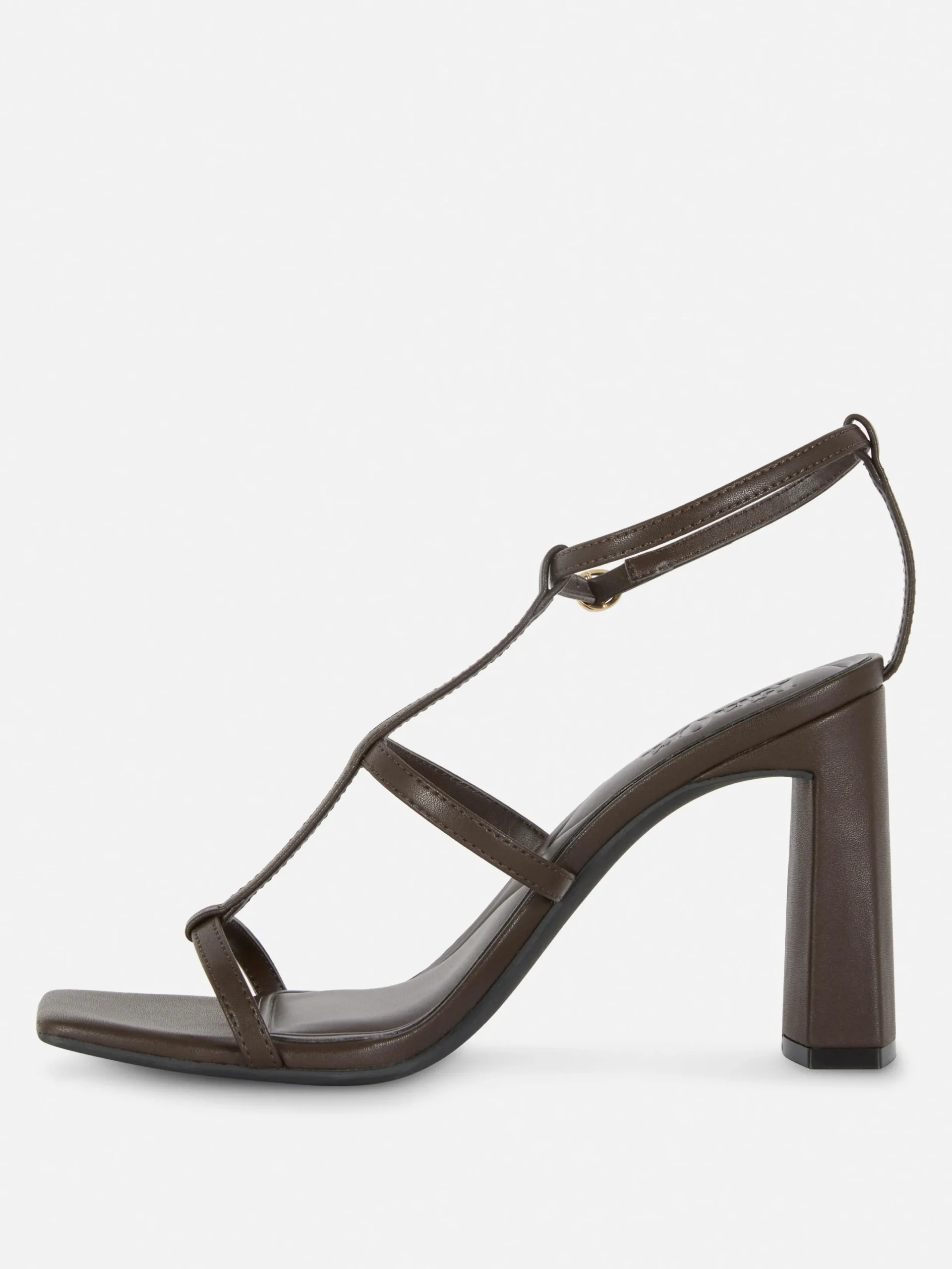 Mujer Primark Tacones|Sandalias En Con Tira En «T» Y Tacón De Rita Ora