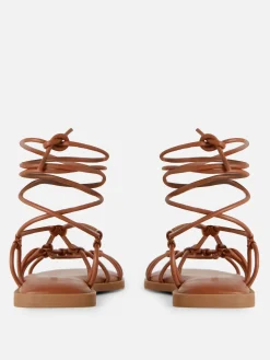 Mujer Primark Sandalias|Sandalias Tipo Gladiador Con Tiras