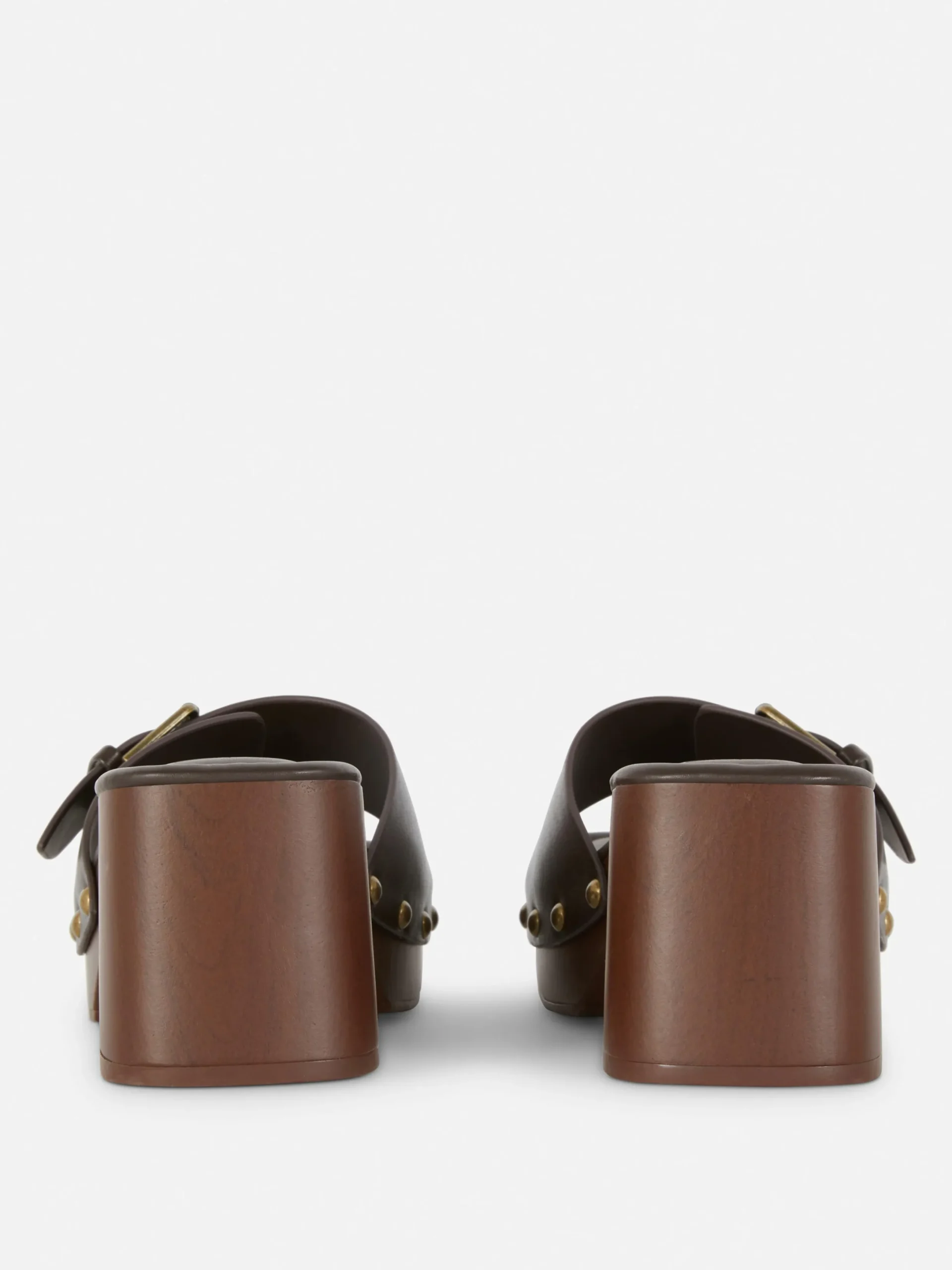 Mujer Primark Tacones|Sandalias Tipo Zueco De Tacón Grueso De Rita Ora