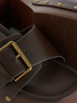 Mujer Primark Tacones|Sandalias Tipo Zueco De Tacón Grueso De Rita Ora