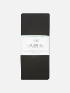 Primark Sábanas Y Fundas De Almohada|Sábana Bajera De Algodón Para Cama King