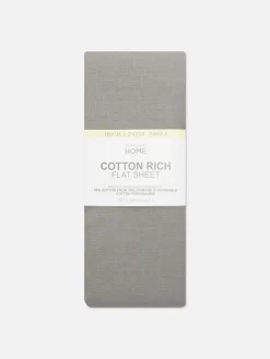 Primark Sábanas Y Fundas De Almohada|Sábana Lisa De Algodón