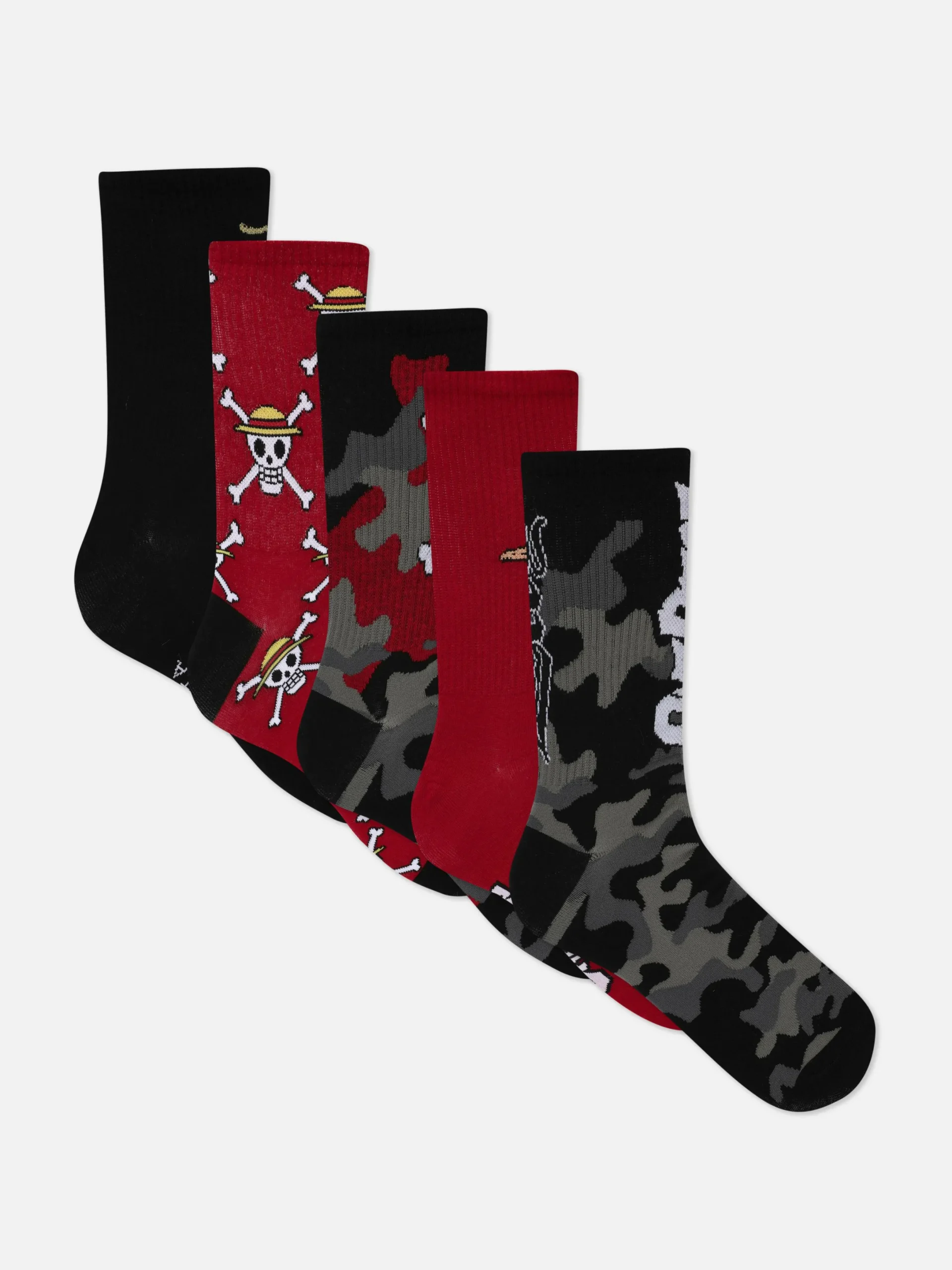Hombre Primark Calcetines|Set De 5 Pares De Calcetines Bajos De One Piece