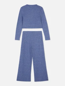 Niños Primark Conjuntos Y Sets|Set De Camiseta De Manga Larga Y Leggings De Canalé