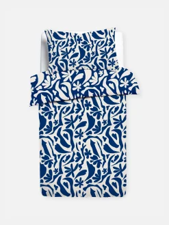 Primark Fundas De Edredón Y Sets|Set De Funda Nórdica Individual De Hojas Marino