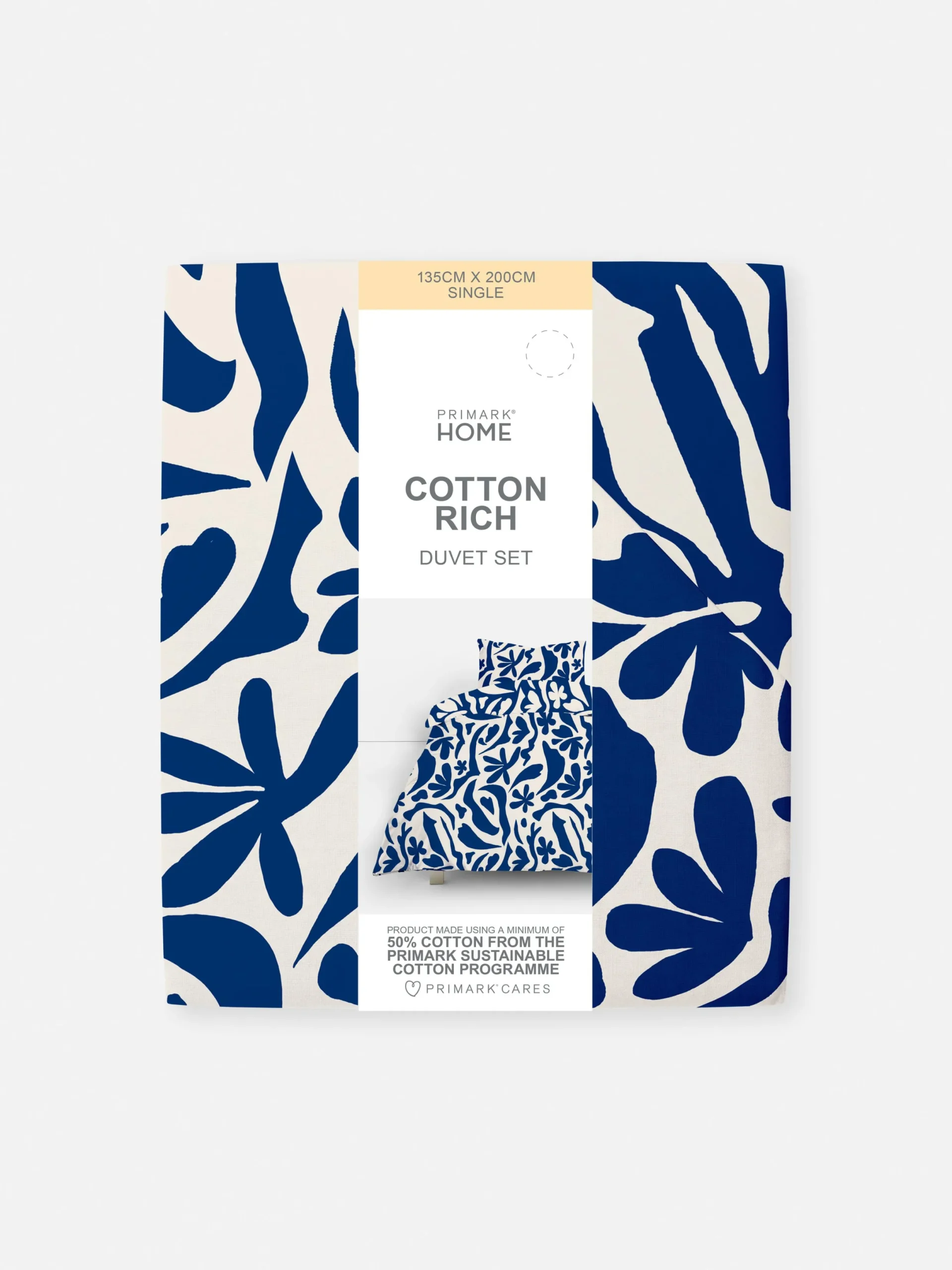 Primark Fundas De Edredón Y Sets|Set De Funda Nórdica Individual De Hojas Marino