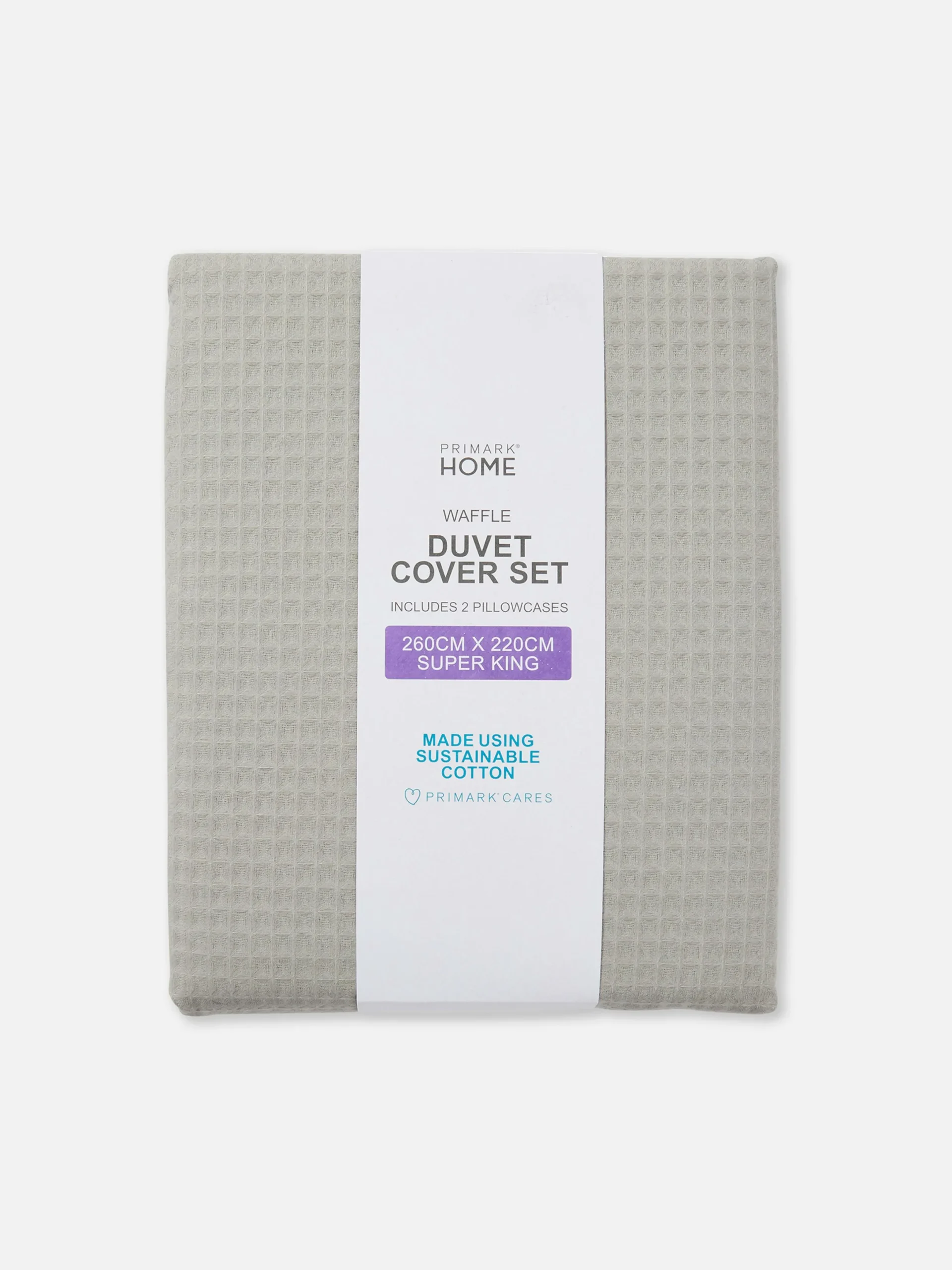 Primark Fundas De Edredón Y Sets|Set De Funda Nórdica Super King Size En Gris