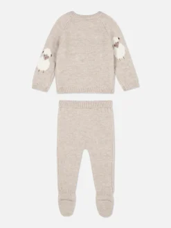 Primark Conjuntos Y Sets|Set De Jersey De Punto Y Leggings Con Ovejas