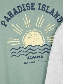 Hombre Primark Pijama|Set De Pijama De Pantalones Cortos Y Camiseta