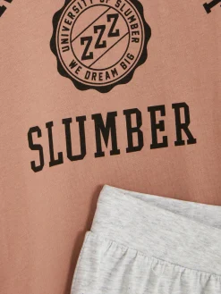 Hombre Primark Pijama|Set De Pijama De Pantalones Cortos Y Camiseta