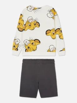 Niños Primark Conjuntos Y Sets|Set De Sudadera Y Pantalones Cortos A Juego De Simba