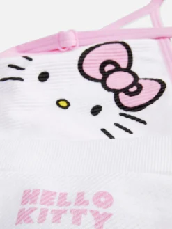 Mujer Primark Sets De Lencería|Set De Tanga Y Bralette Sin Costuras De Hello Kitty