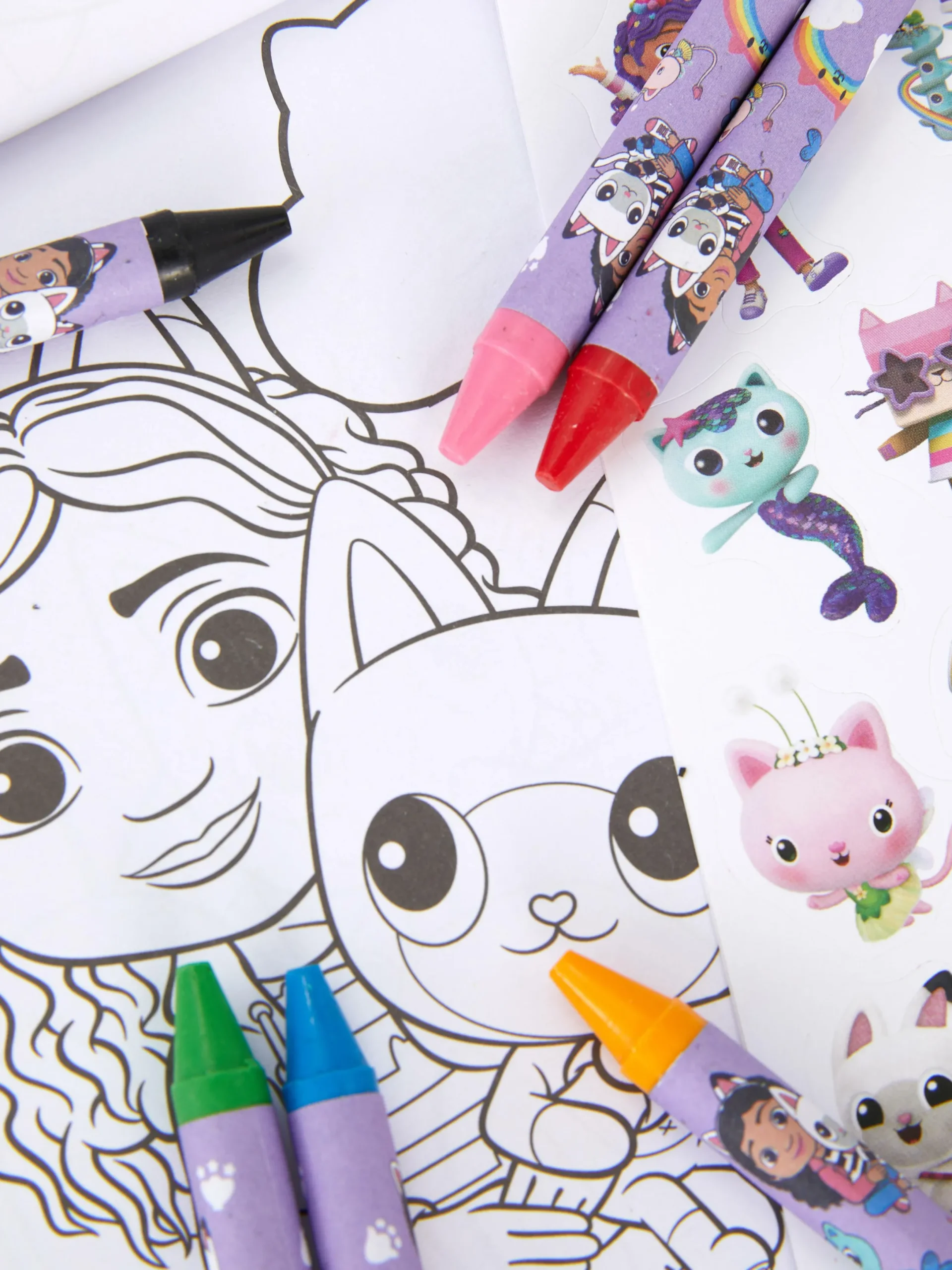 Niños Primark Manualidades|Set Para Colorear De La Casa De Muñecas De Gabby