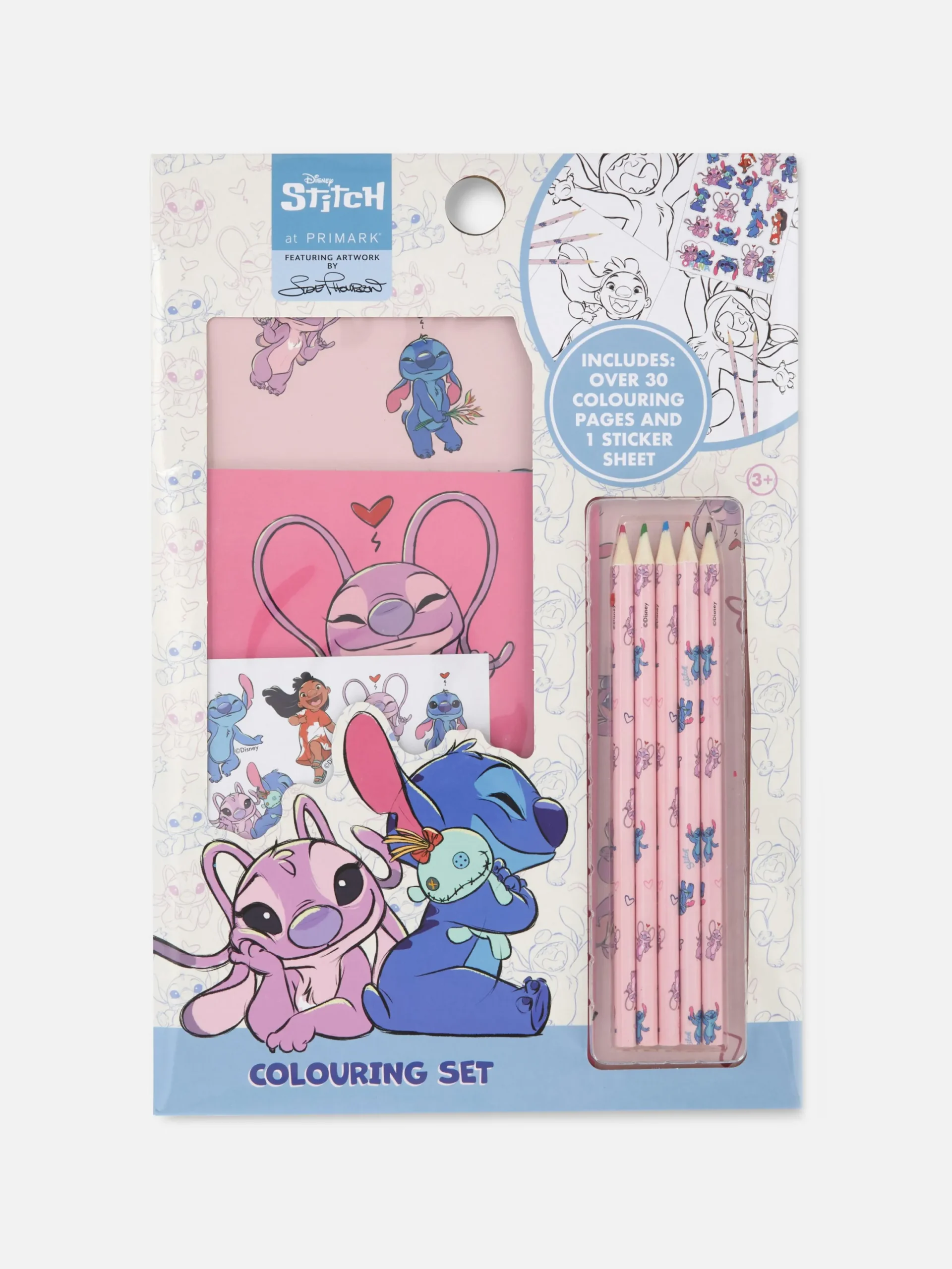 Niños Primark Manualidades|Set Para Colorear De Stitch Y Ángel De Disney