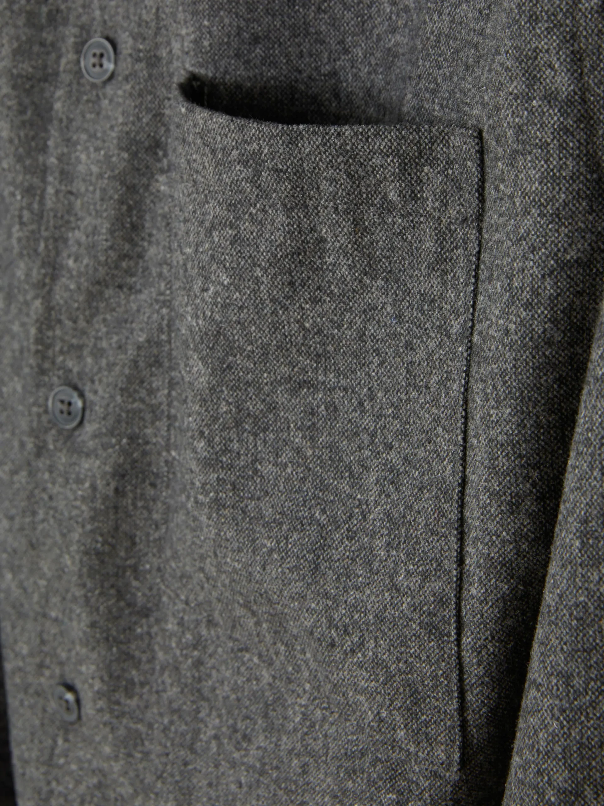 Hombre Primark Camisas|Sobrecamisa Con Bolsillo De Parche De Kem