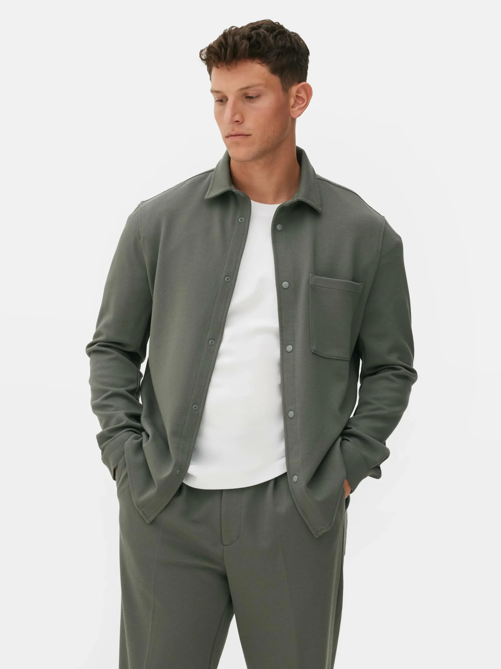 Hombre Primark Camisas|Sobrecamisa De Punto De Kem