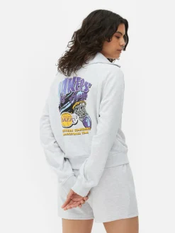 Mujer Primark Sudaderas Con Y Sin Capucha|Sudadera Con 1/2 Cremallera De Los Lakers De La NBA