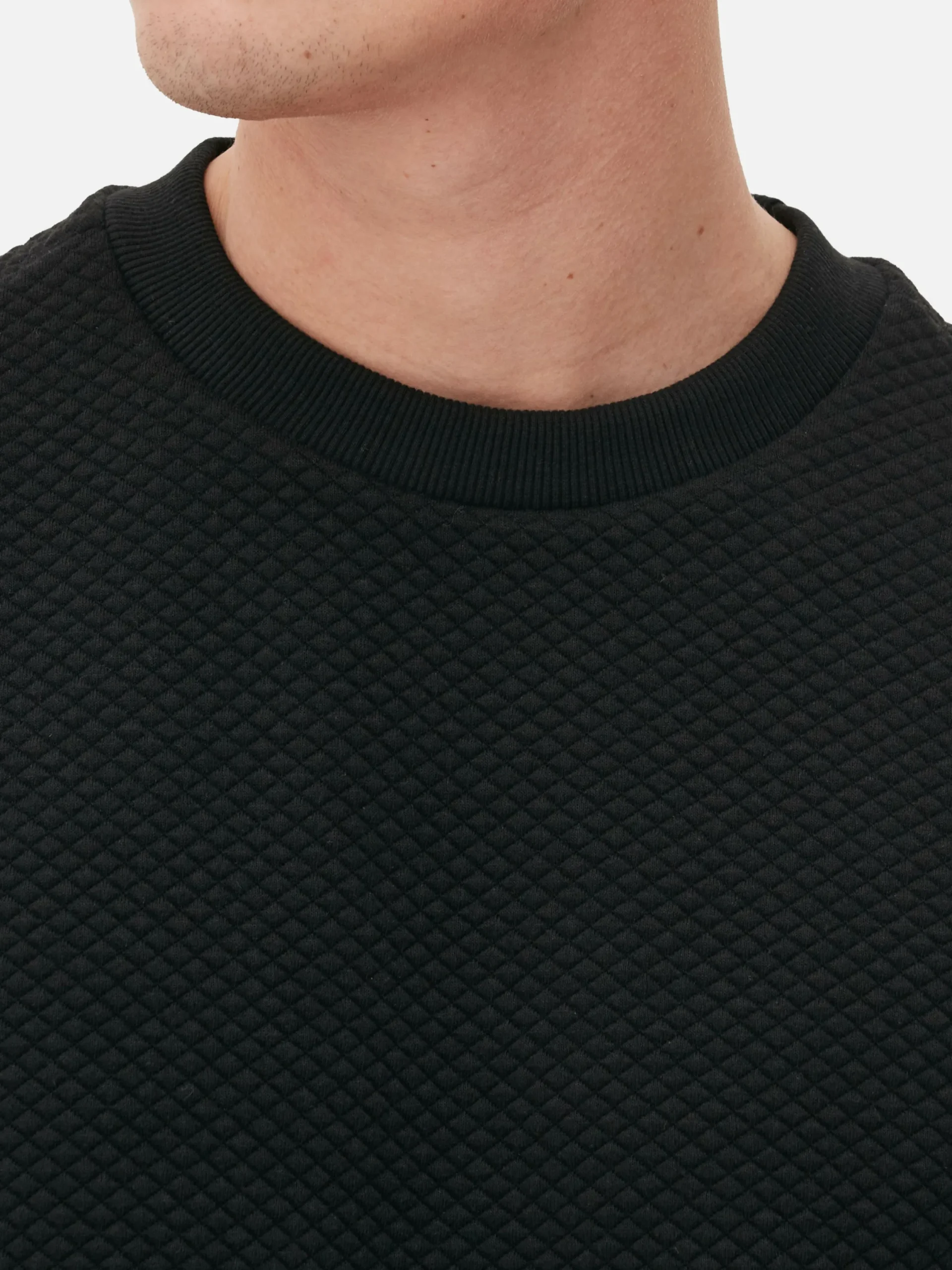 Hombre Primark Sudaderas Con Y Sin Capucha|Sudadera Con Acolchado De Rombos