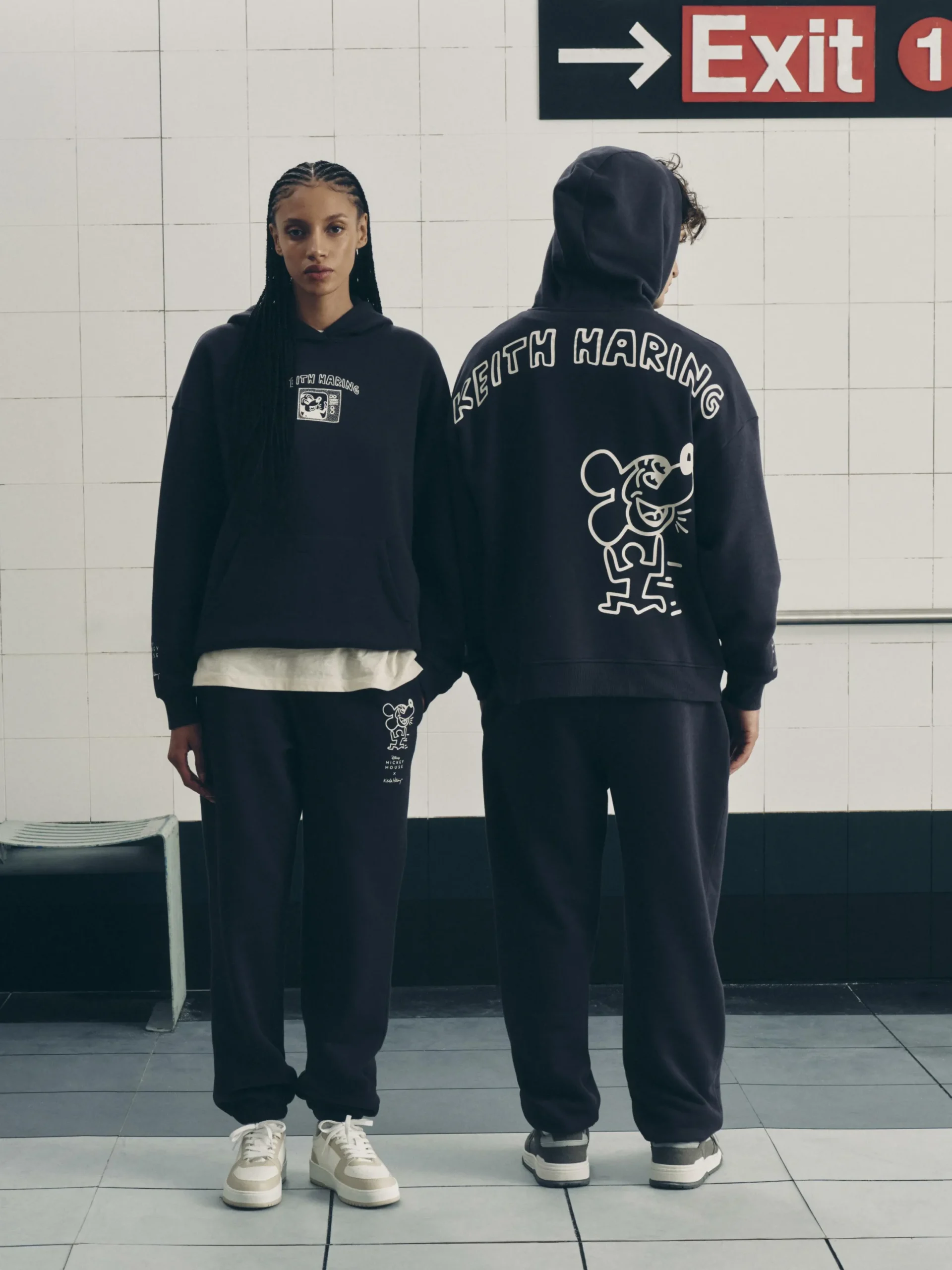 Mujer/Hombre Primark Camisetas Y Sudaderas Con Estampado Gráfico|Sudaderas Con Y Sin Capucha|Sudadera Con Capucha De Disney X Keith Haring