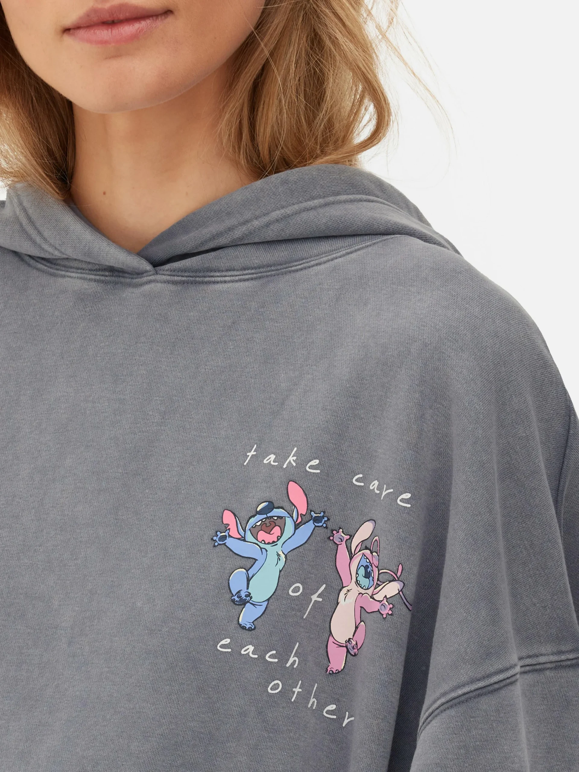 Mujer Primark Sudaderas Con Y Sin Capucha|Sudadera Con Capucha De Stitch Y Ángel De Disney