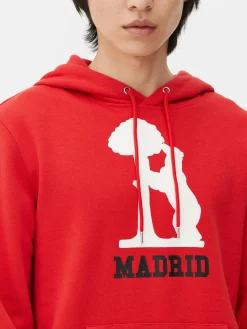 Hombre Primark Sudaderas Con Y Sin Capucha|Sudadera Con Capucha Y Estampado «Madrid»