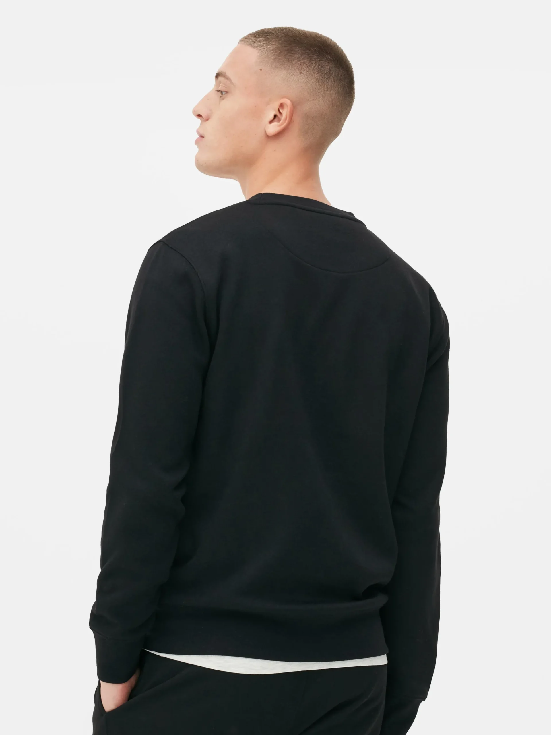 Hombre Primark Sudaderas Con Y Sin Capucha|Sudadera Con Cuello Redondo