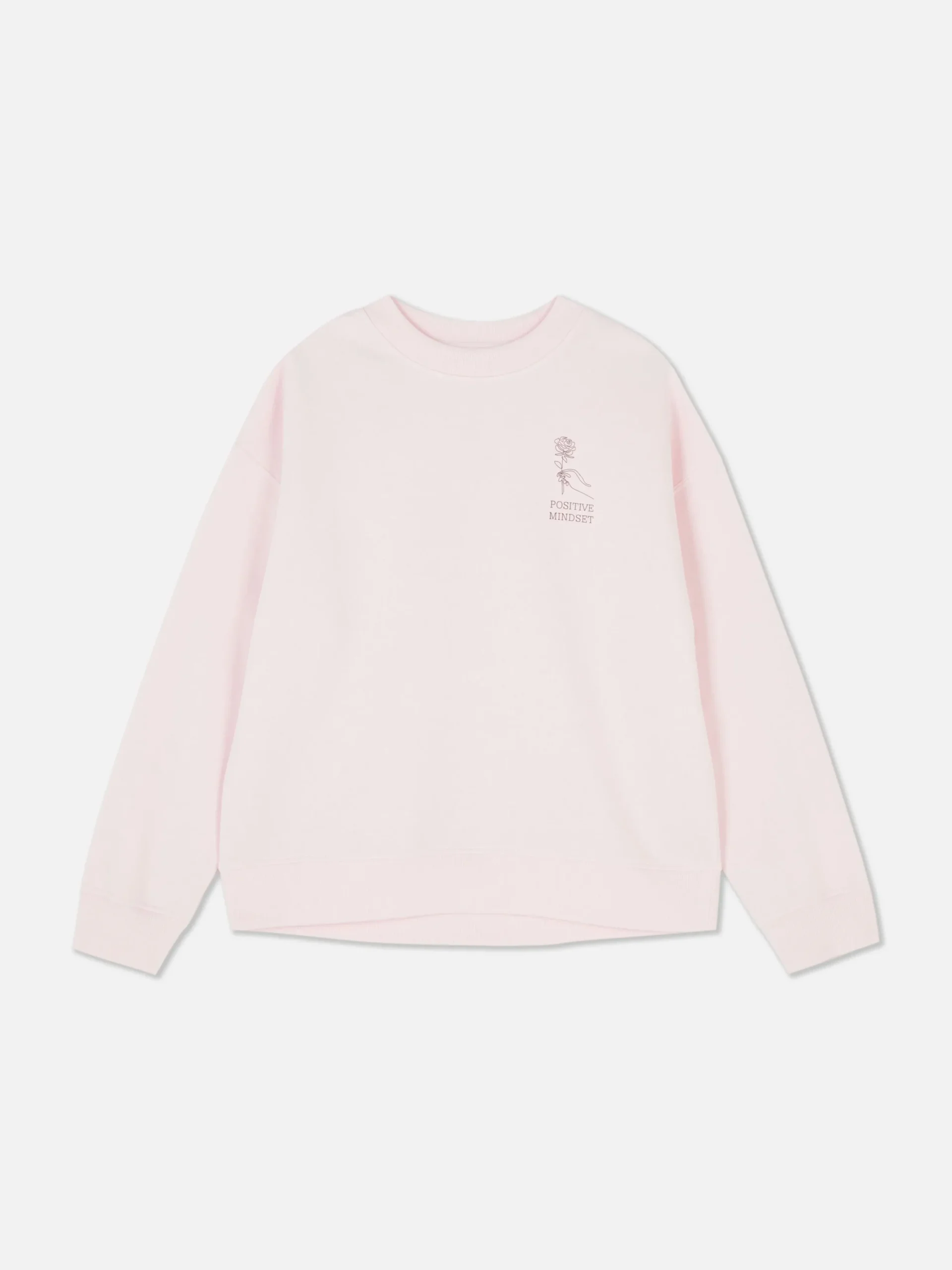 Mujer Primark Sudaderas Con Y Sin Capucha|Sudadera Con Cuello Redondo Y Mensaje