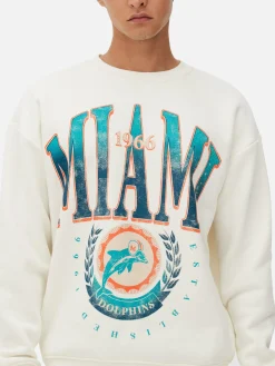 Hombre Primark Camisetas Y Sudaderas Con Estampado Gráfico|Sudaderas Con Y Sin Capucha|Sudadera Con Gráfico De Los Miami Dolphins De La NFL