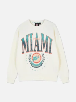 Hombre Primark Camisetas Y Sudaderas Con Estampado Gráfico|Sudaderas Con Y Sin Capucha|Sudadera Con Gráfico De Los Miami Dolphins De La NFL