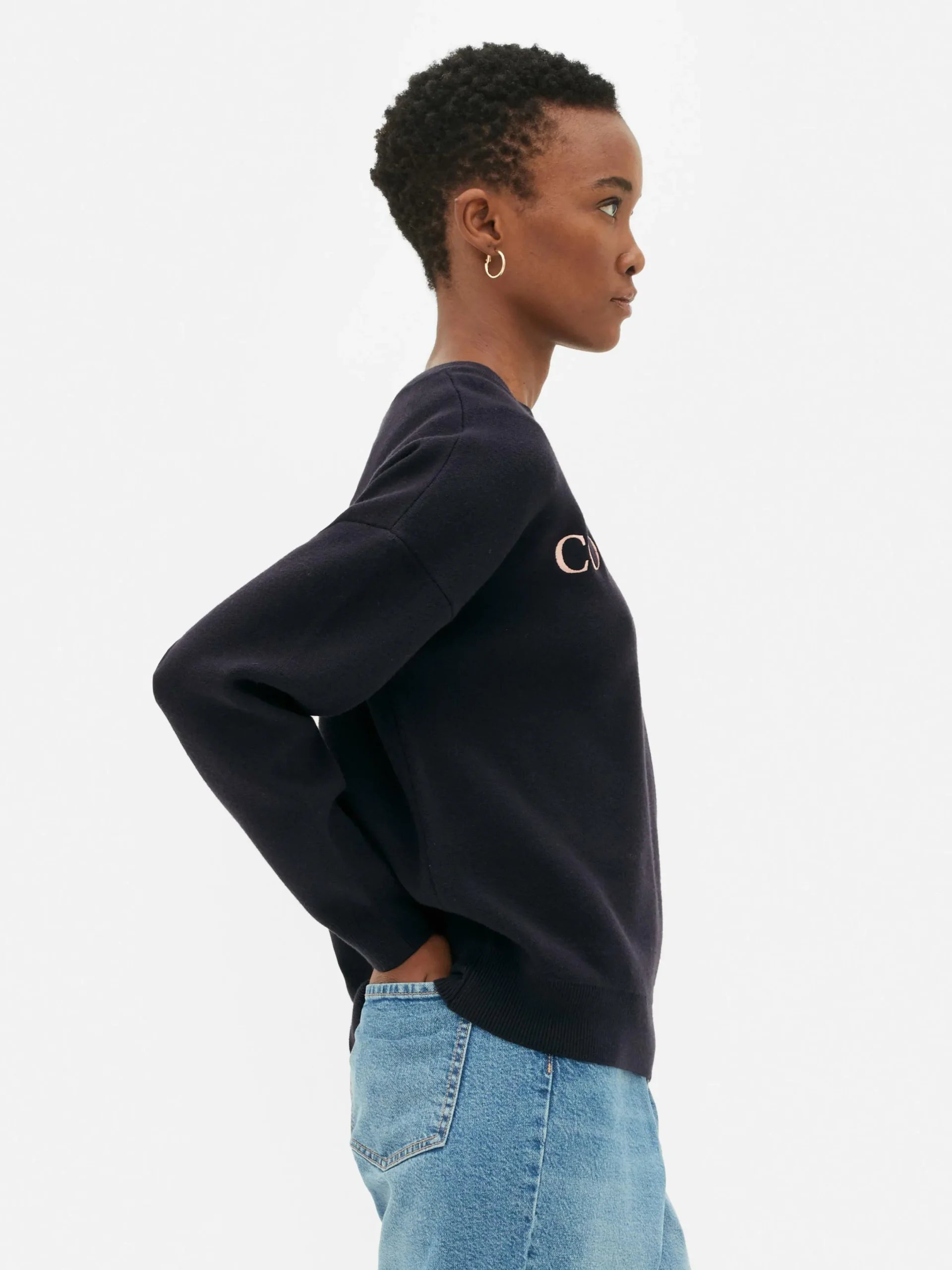 Mujer Primark Sudaderas Con Y Sin Capucha|Sudadera Con Mensaje En El Pecho