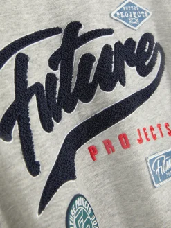 Niños Primark Sudaderas Con Y Sin Capucha|Sudadera De Bouclé Con Capucha «Future Projects»