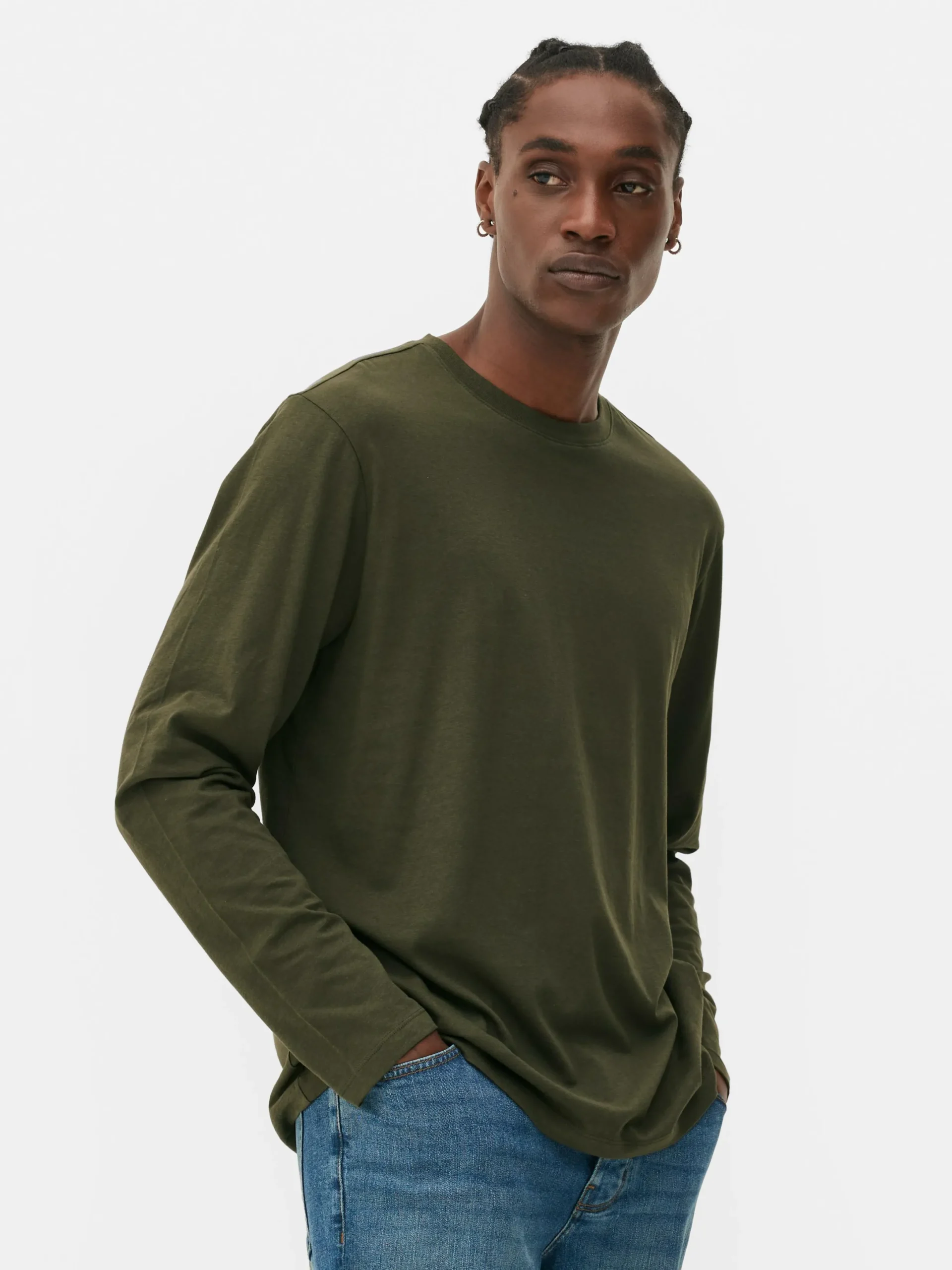 Hombre Primark Tops Y Camisetas|Sudadera De Cuello Redondo