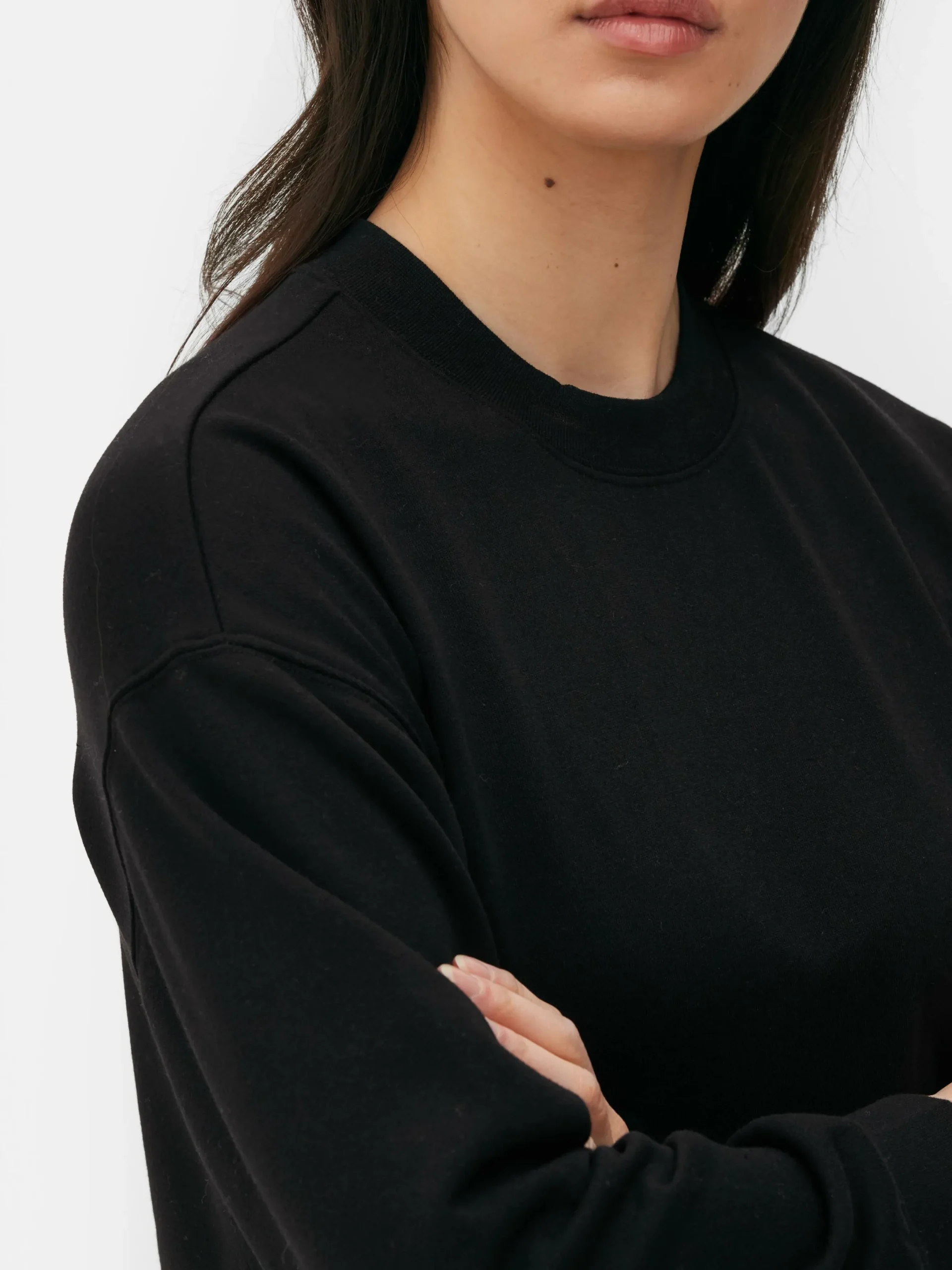 Mujer Primark Sudaderas Con Y Sin Capucha|Sudadera De Cuello Redondo