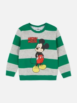 Niños Primark Sudaderas Con Y Sin Capucha|Sudadera De Cuello Redondo A Rayas De Mickey Mouse