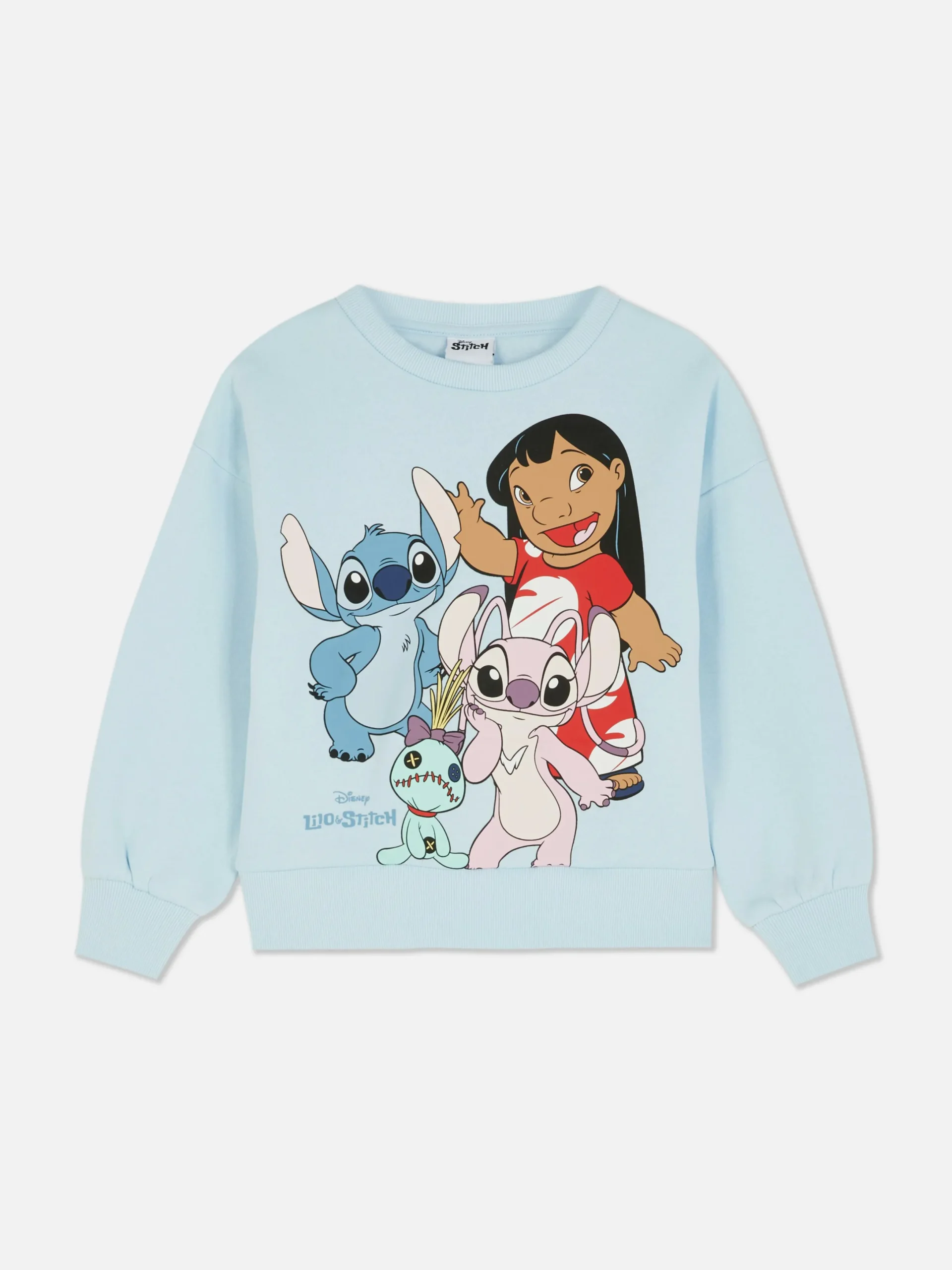 Niños Primark Sudaderas Con Y Sin Capucha|Sudadera De Cuello Redondo De Stitch De Disney