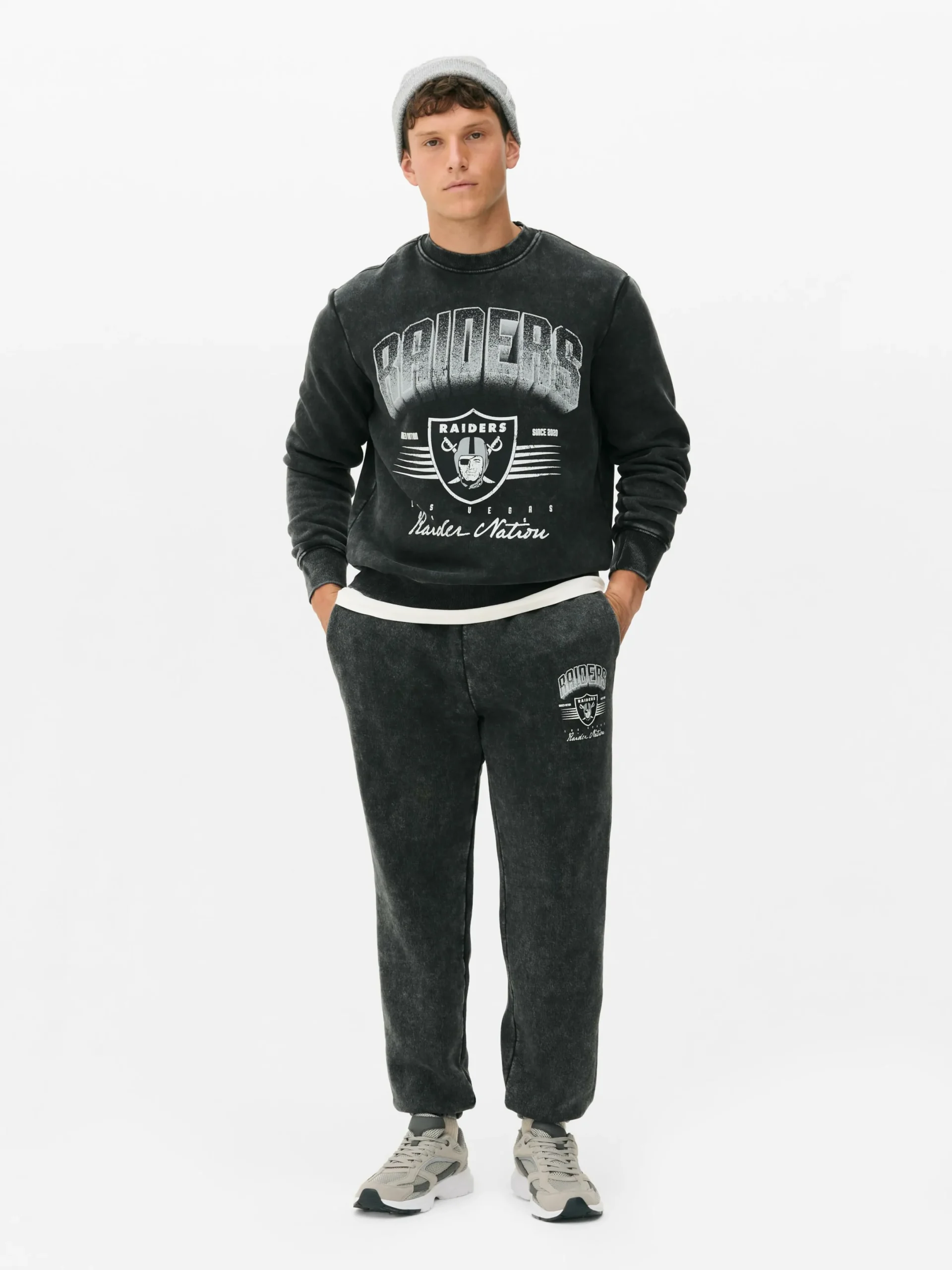 Hombre Primark Camisetas Y Sudaderas Con Estampado Gráfico|Sudaderas Con Y Sin Capucha|Sudadera De Las Vegas Raiders De La NFL