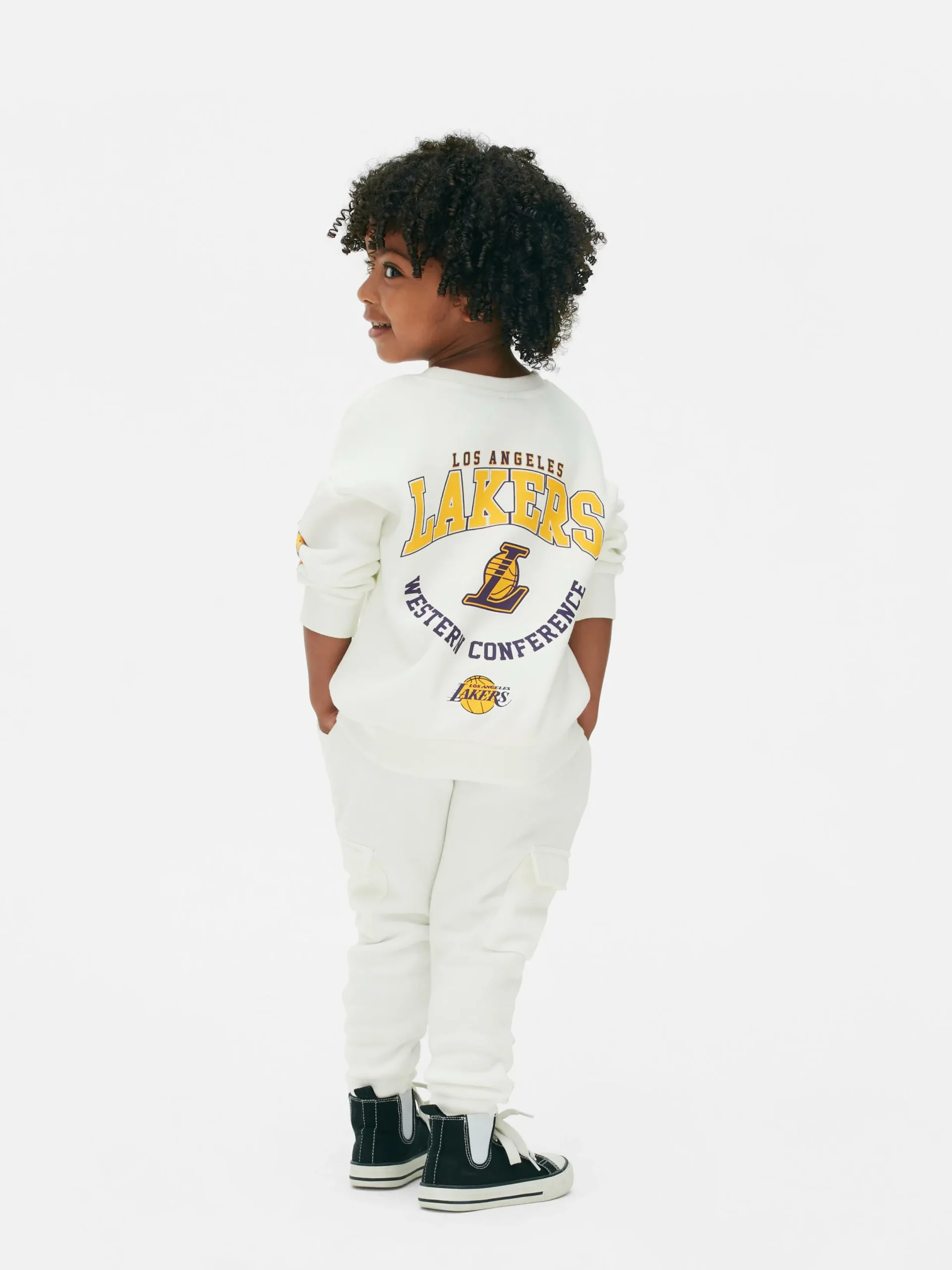 Niños Primark Sudaderas Con Y Sin Capucha|Sudadera De Los Angeles Lakers De La NBA