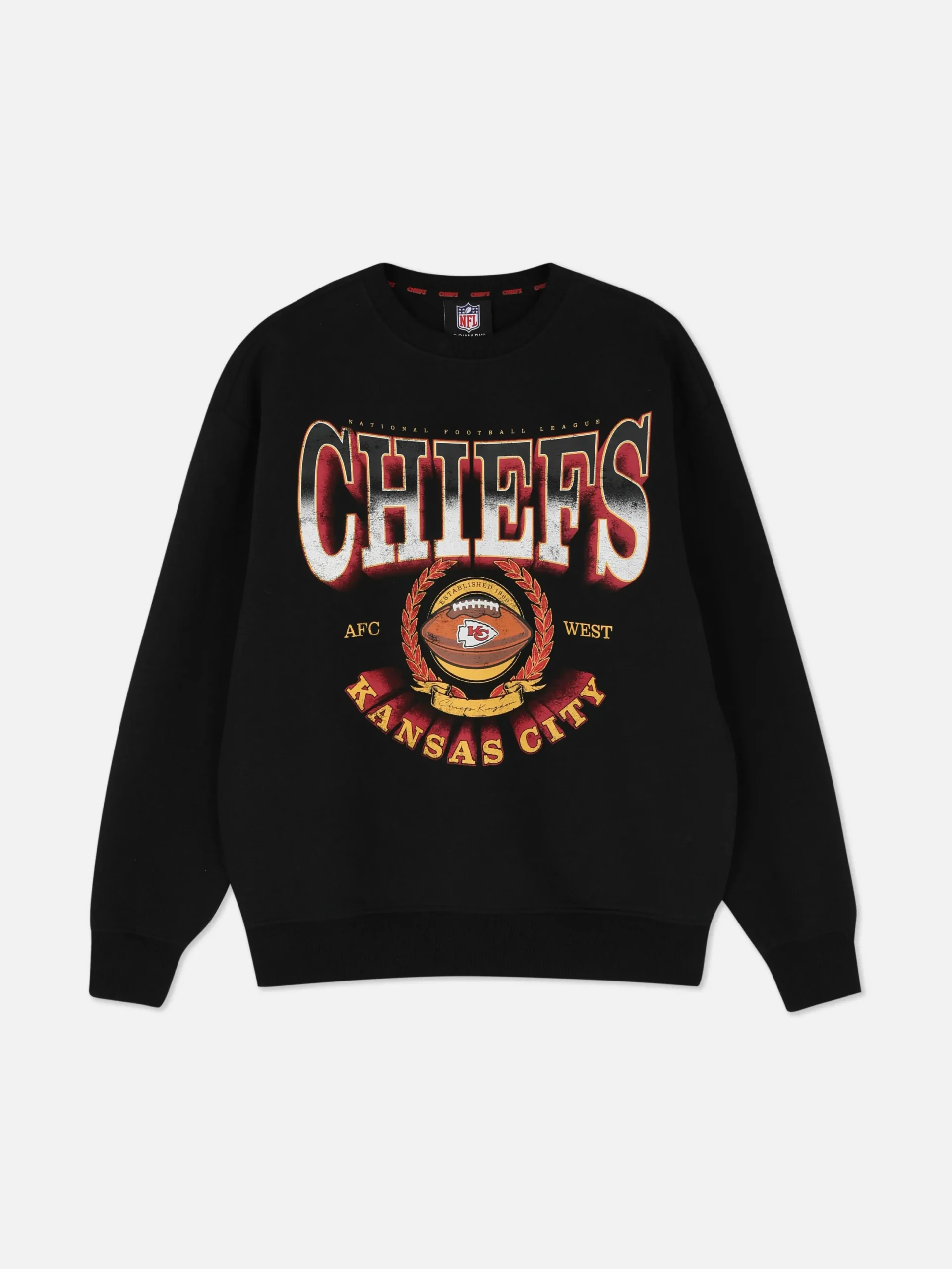 Hombre Primark Sudaderas Con Y Sin Capucha|Camisetas Y Sudaderas Con Estampado Gráfico|Sudadera De Los Kansas City Chiefs De La NFL