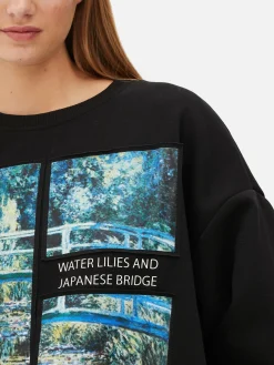 Mujer Primark Sudaderas Con Y Sin Capucha|Sudadera De Los Nenúfares De Claude Monet