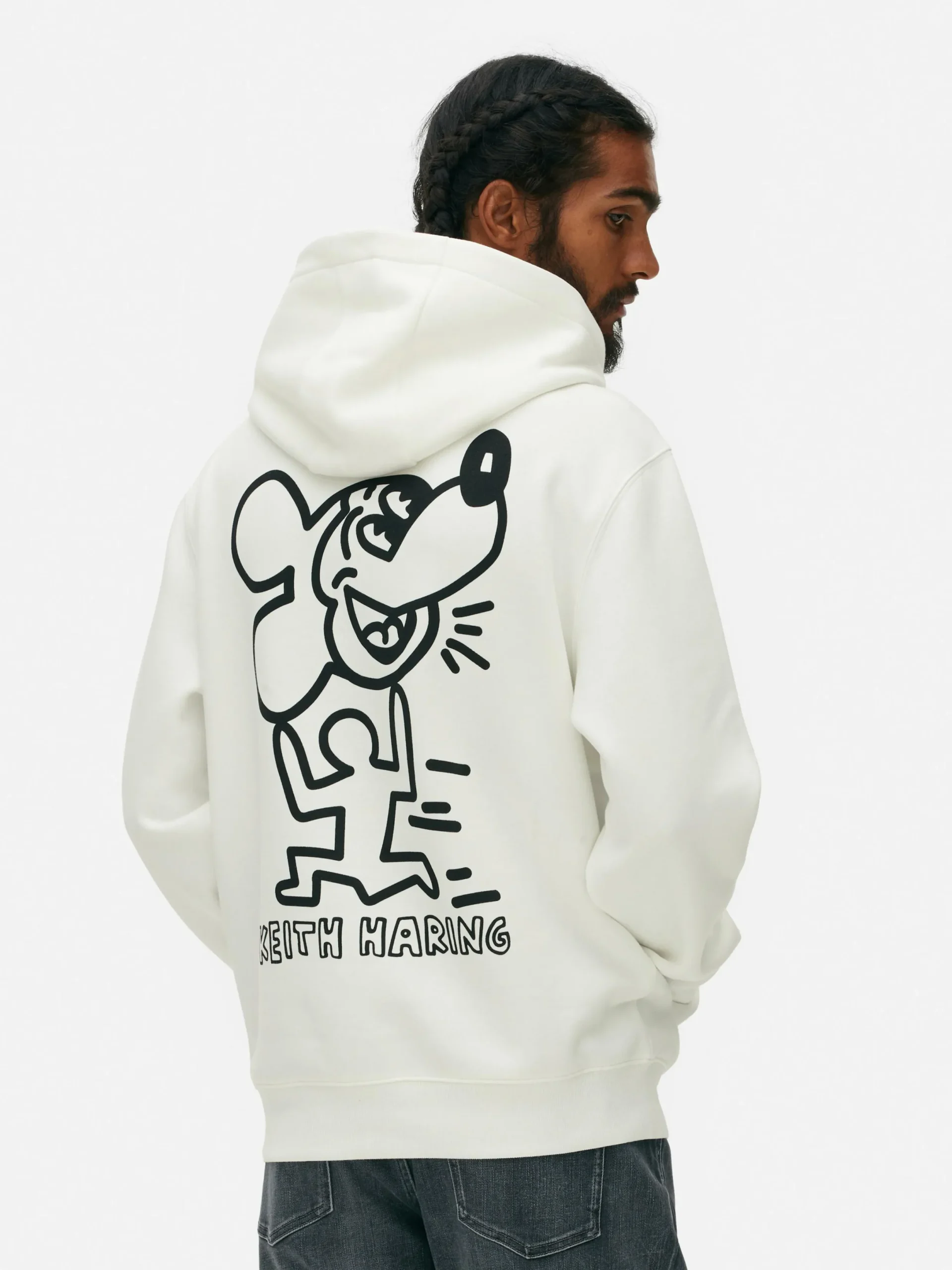 Hombre Primark Camisetas Y Sudaderas Con Estampado Gráfico|Sudaderas Con Y Sin Capucha|Sudadera De Mickey Mouse, Disney, X Keith Haring