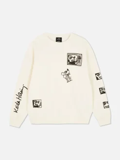 Mujer Primark Sudaderas Con Y Sin Capucha|Sudadera De Mickey Mouse De Disney X Keith Haring