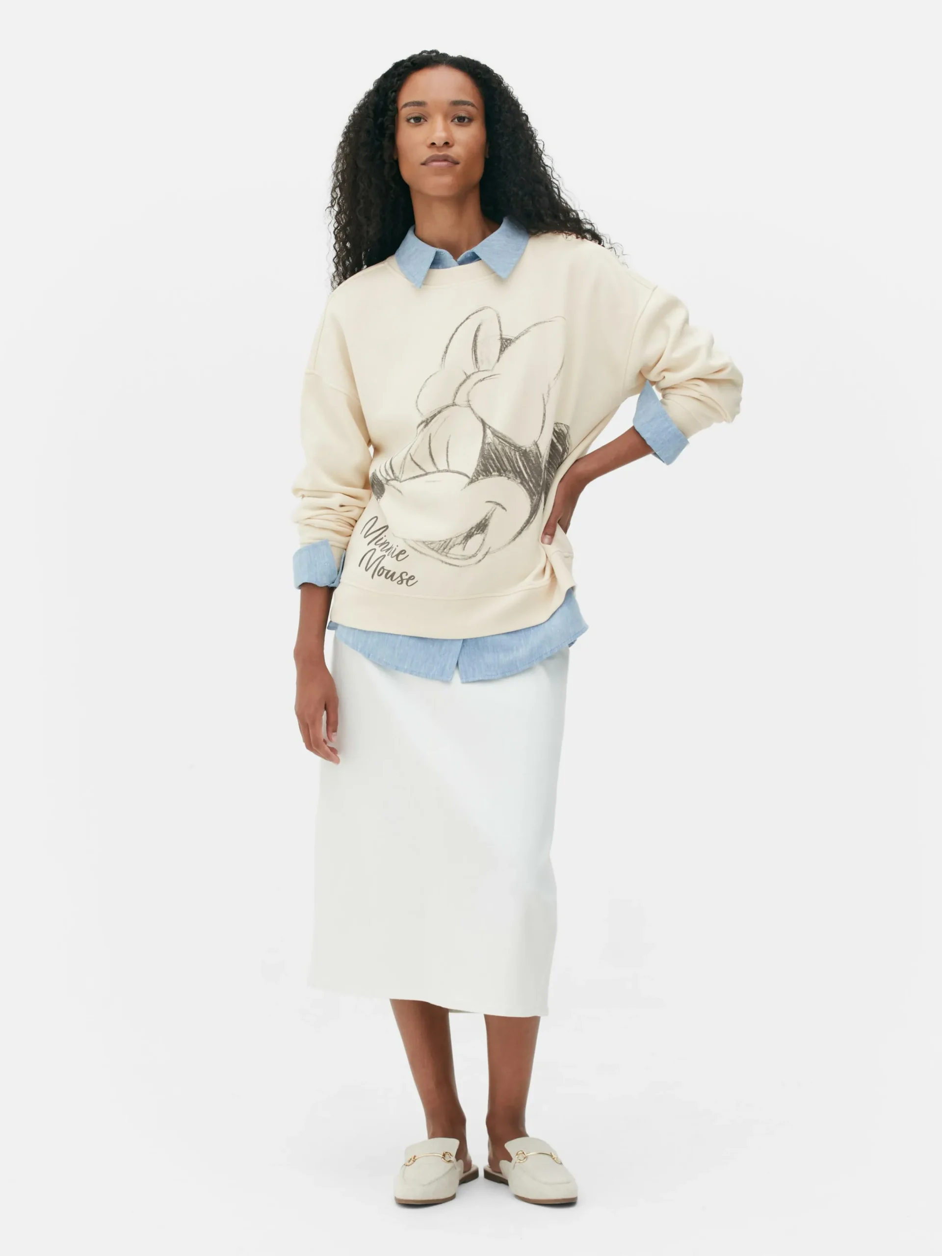 Mujer Primark Sudaderas Con Y Sin Capucha|Sudadera De Minnie Mouse De Disney