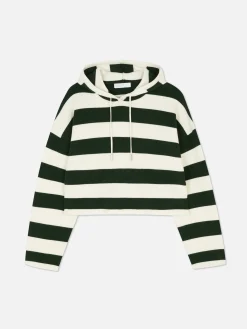 Mujer Primark Jerseys Y Cárdigans|Sudadera De Punto A Rayas Con Capucha